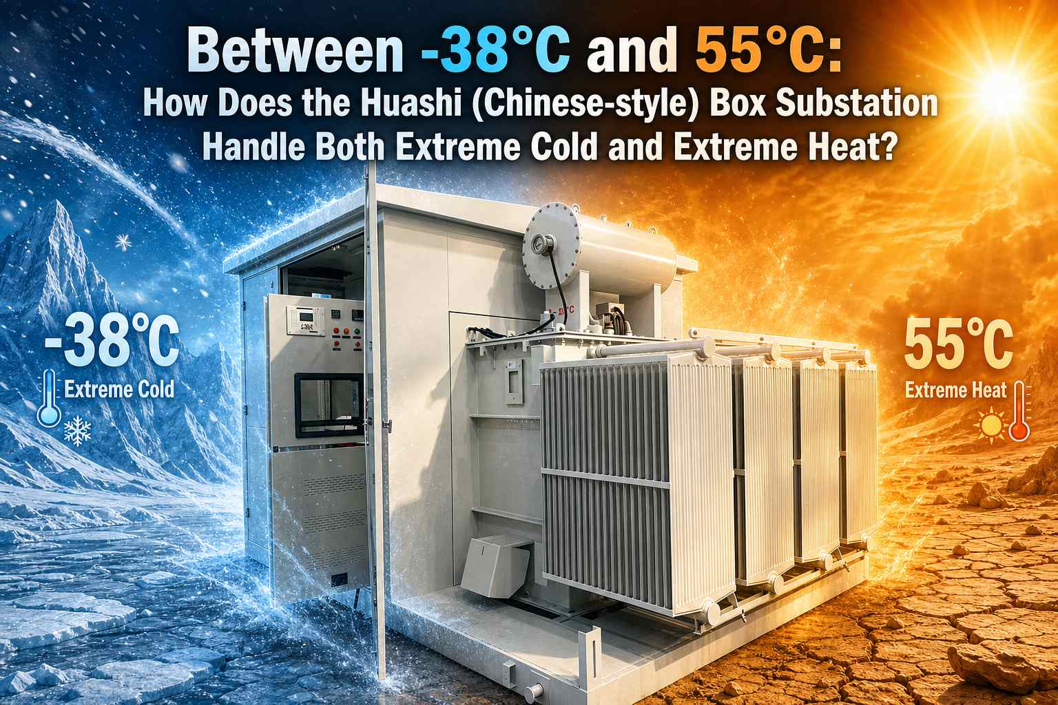 Від -38°C до 55°C: як працює коробкова підстанція Huashi (у китайському стилі)